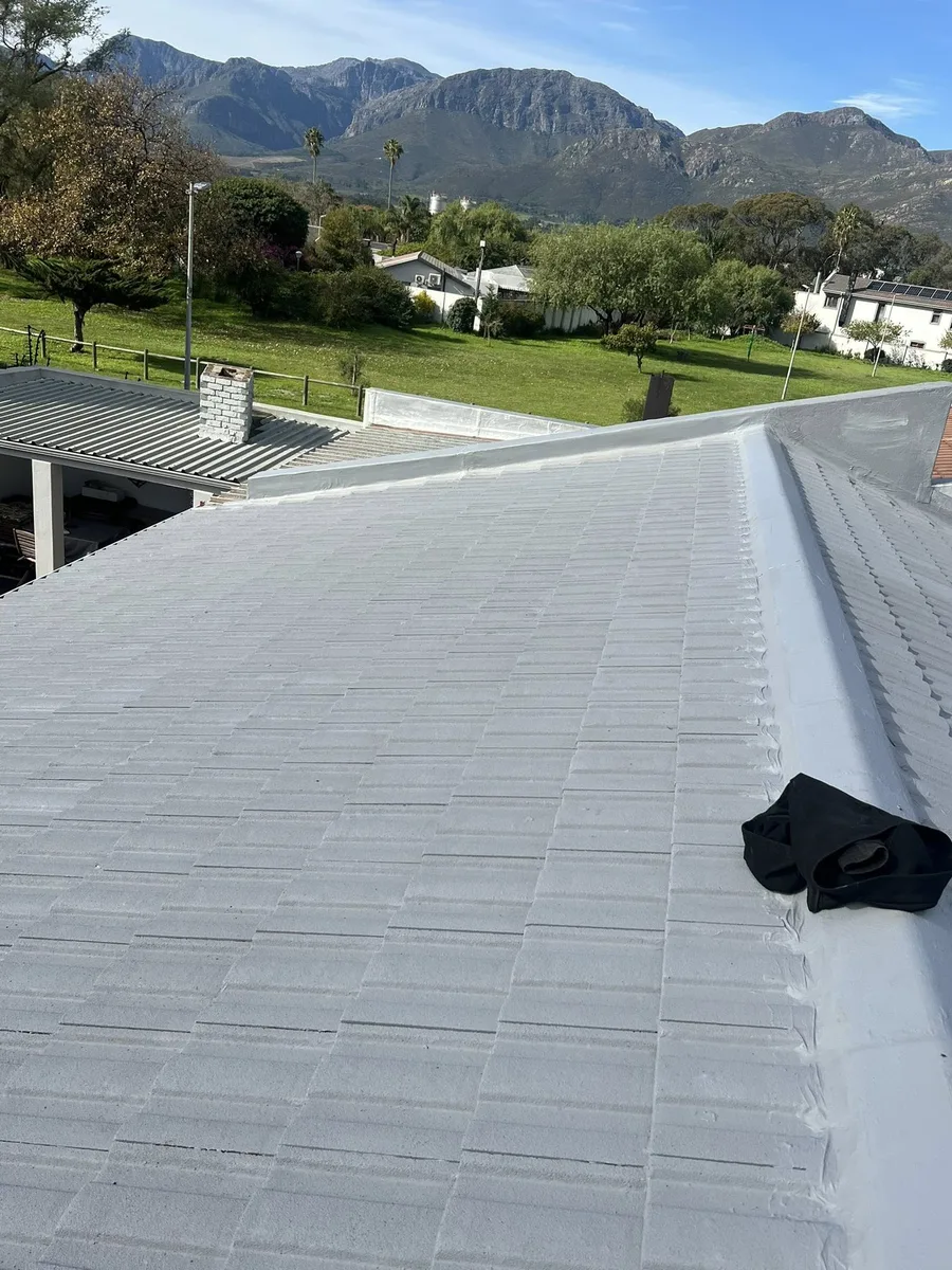 Gutter and downpipe replacement, Stellenbosch